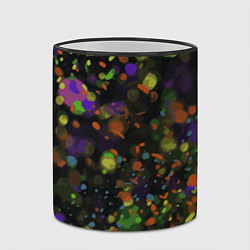Кружка 3D Разноцветное конфетти, цвет: 3D-черный кант — фото 2