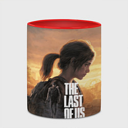 Кружка 3D Элли и Джоэл TLOU part 1 Remake, цвет: 3D-белый + красный — фото 2