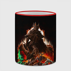 Кружка 3D BLOODBORNE Экспозиция боссов, цвет: 3D-красный кант — фото 2