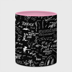 Кружка 3D XXXTENTACION LOGOBOMBING, цвет: 3D-белый + розовый — фото 2