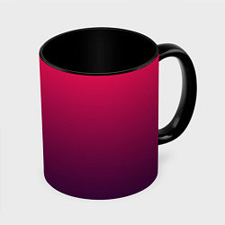 Кружка 3D RED to dark BLUE GRADIENT, цвет: 3D-белый + черный