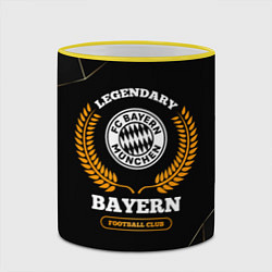 Кружка 3D Лого Bayern и надпись Legendary Football Club на т, цвет: 3D-желтый кант — фото 2