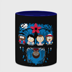 Кружка 3D Stranger Things South Park, цвет: 3D-белый + синий — фото 2