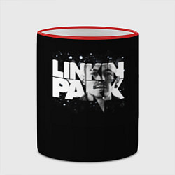 Кружка 3D Linkin Park логотип с фото, цвет: 3D-красный кант — фото 2