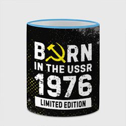 Кружка 3D Born In The USSR 1976 year Limited Edition, цвет: 3D-небесно-голубой кант — фото 2