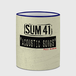 Кружка 3D Sum 41 - The Acoustics Full Album, цвет: 3D-синий кант — фото 2