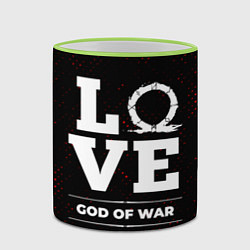 Кружка 3D God of War Love Классика, цвет: 3D-светло-зеленый кант — фото 2