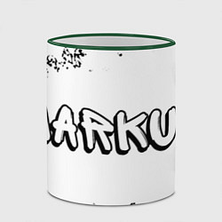 Кружка 3D Рэпер Markul в стиле граффити, цвет: 3D-зеленый кант — фото 2