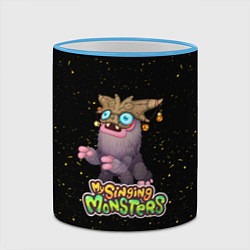 Кружка 3D My singing Monsters - Чародейчик, цвет: 3D-небесно-голубой кант — фото 2