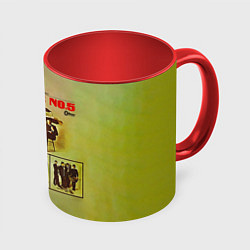 Кружка 3D Beatles N0 5, цвет: 3D-белый + красный