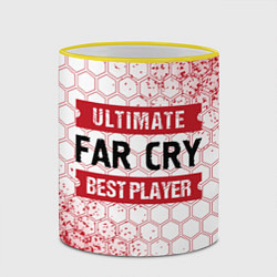 Кружка 3D Far Cry: Best Player Ultimate, цвет: 3D-желтый кант — фото 2