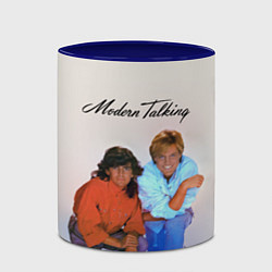 Кружка 3D Modern Talking : Thomas Anders and Dieter Bohlen, цвет: 3D-белый + синий — фото 2