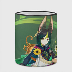 Кружка 3D Tighnari Genshin Impact, цвет: 3D-черный кант — фото 2