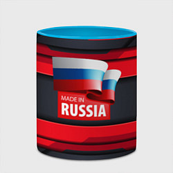 Кружка 3D Red & Black - Russia, цвет: 3D-белый + небесно-голубой — фото 2