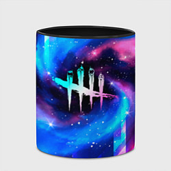 Кружка 3D Dead by Daylight неоновый космос, цвет: 3D-белый + черный — фото 2