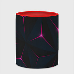 Кружка 3D Розовое созвездие, цвет: 3D-белый + красный — фото 2