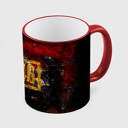 Кружка 3D PUBG red theme, цвет: 3D-красный кант