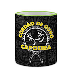 Кружка 3D Cordao de ouro Capoeira, цвет: 3D-светло-зеленый кант — фото 2