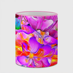 Кружка 3D Flower Illusion, цвет: 3D-розовый кант — фото 2