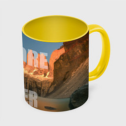 Кружка 3D BEFORE&AFTER, цвет: 3D-белый + желтый