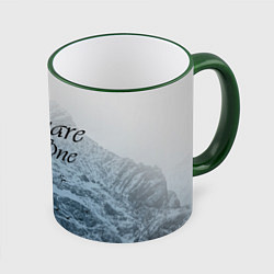 Кружка 3D Square One, цвет: 3D-зеленый кант