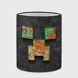 Кружка 3D Minecraft rust, цвет: 3D-черный кант — фото 2