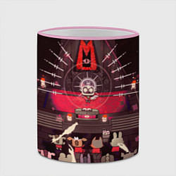 Кружка 3D Cult of the Lamb - Обряд, цвет: 3D-розовый кант — фото 2