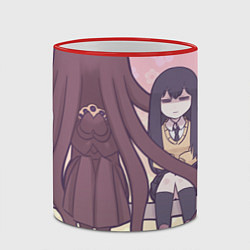 Кружка 3D Мико и её подруги, цвет: 3D-красный кант — фото 2