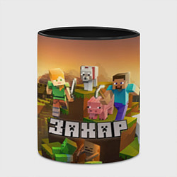 Кружка 3D Захар Minecraft, цвет: 3D-белый + черный — фото 2