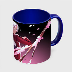 Кружка 3D Токийские мстители Изана Курокава, цвет: 3D-белый + синий