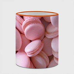 Кружка 3D Красные и розовые кексы, цвет: 3D-оранжевый кант — фото 2