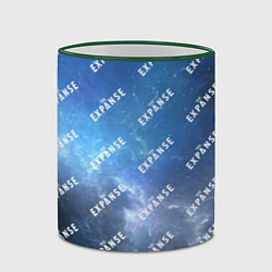 Кружка 3D The Expanse pattern, цвет: 3D-зеленый кант — фото 2