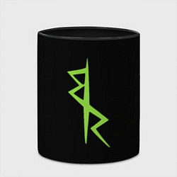 Кружка 3D Киберпанк - Команда Дэвида, цвет: 3D-белый + черный — фото 2