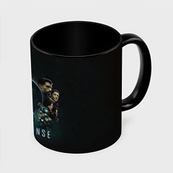 Кружка 3D The Expanse арт, цвет: 3D-белый + черный