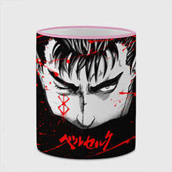 Кружка 3D BERSERK ГАТС, цвет: 3D-розовый кант — фото 2