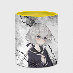 Кружка 3D Junko Konno - Зомбилэнд Сага Месть, цвет: 3D-белый + желтый — фото 2