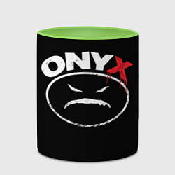 Кружка 3D Onyx - wakedafucup, цвет: 3D-белый + светло-зеленый — фото 2
