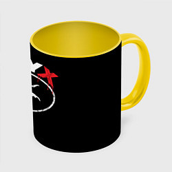 Кружка 3D Onyx - wakedafucup, цвет: 3D-белый + желтый