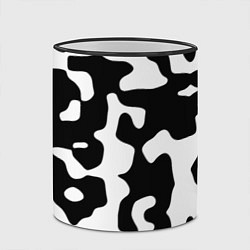 Кружка 3D Камуфляж Cowskin крупный, цвет: 3D-черный кант — фото 2