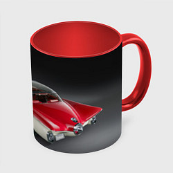 Кружка 3D Buick Centurion - USA - Retro, цвет: 3D-белый + красный