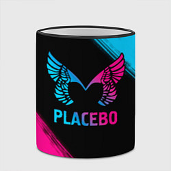 Кружка 3D Placebo - neon gradient, цвет: 3D-черный кант — фото 2