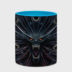 Кружка 3D Scream alien monster, цвет: 3D-белый + небесно-голубой — фото 2