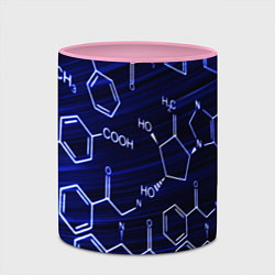 Кружка 3D Графическая химия, цвет: 3D-белый + розовый — фото 2