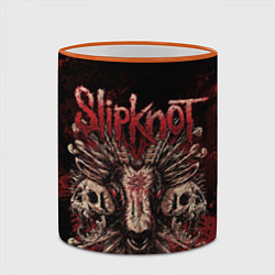 Кружка 3D Horror Slipknot, цвет: 3D-оранжевый кант — фото 2