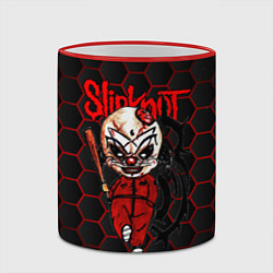 Кружка 3D Slipknot объемные соты, цвет: 3D-красный кант — фото 2