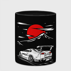 Кружка 3D Тойота супра - JDM Style, цвет: 3D-белый + черный — фото 2