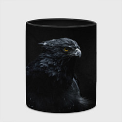 Кружка 3D Тёмный орёл, цвет: 3D-белый + черный — фото 2