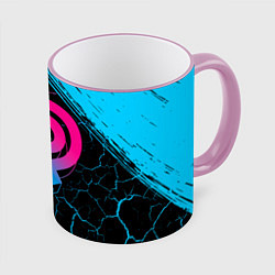 Кружка 3D Deep Purple - neon gradient, цвет: 3D-розовый кант