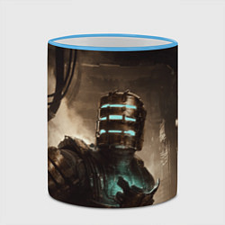 Кружка 3D Айзек Кларк Dead space remake, цвет: 3D-небесно-голубой кант — фото 2