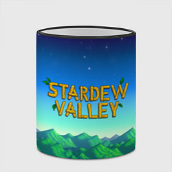 Кружка 3D Горы Stardew Valley, цвет: 3D-черный кант — фото 2